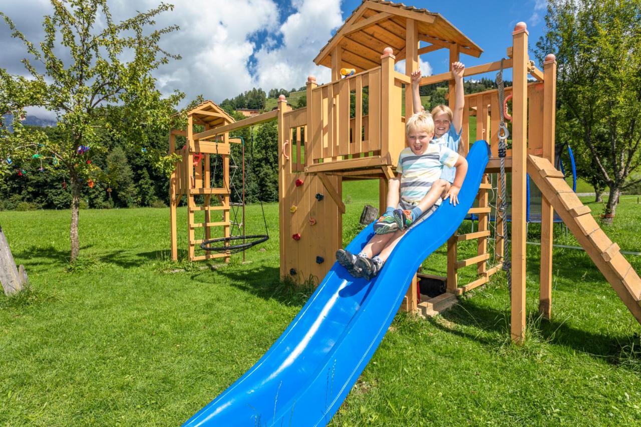 Biobauernhof Stegerbauer Appartement Maria Alm am Steinernen Meer Buitenkant foto