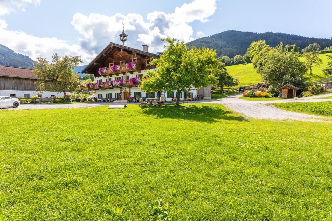 Biobauernhof Stegerbauer Appartement Maria Alm am Steinernen Meer Buitenkant foto