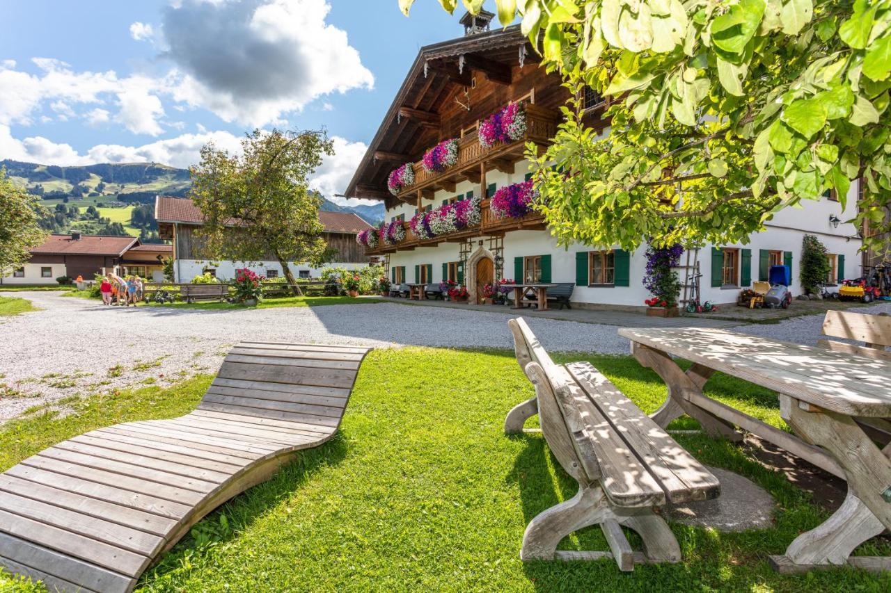 Biobauernhof Stegerbauer Appartement Maria Alm am Steinernen Meer Buitenkant foto