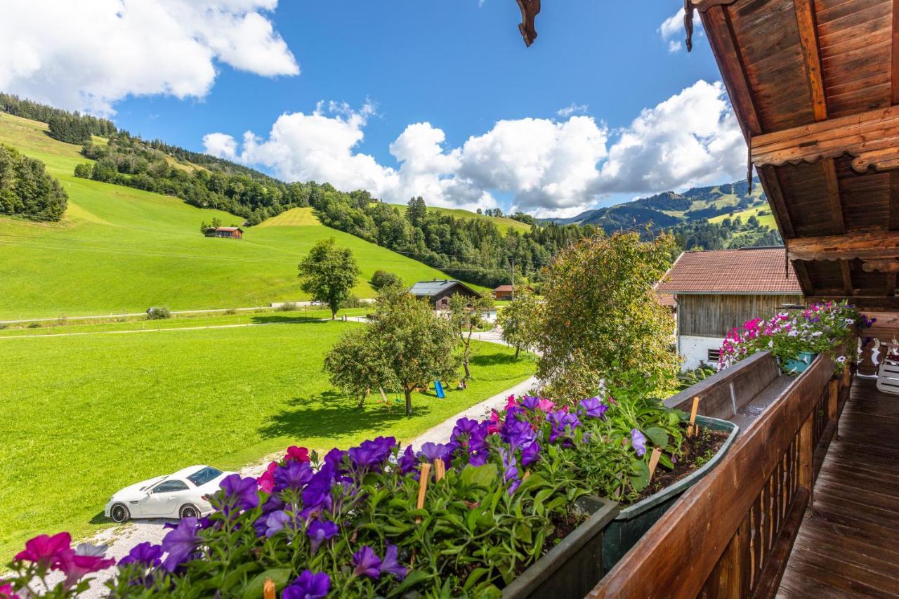 Biobauernhof Stegerbauer Appartement Maria Alm am Steinernen Meer Buitenkant foto