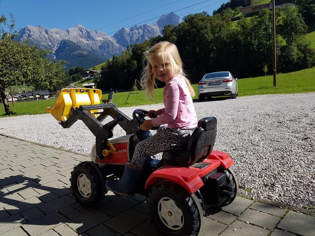 Biobauernhof Stegerbauer Appartement Maria Alm am Steinernen Meer Buitenkant foto