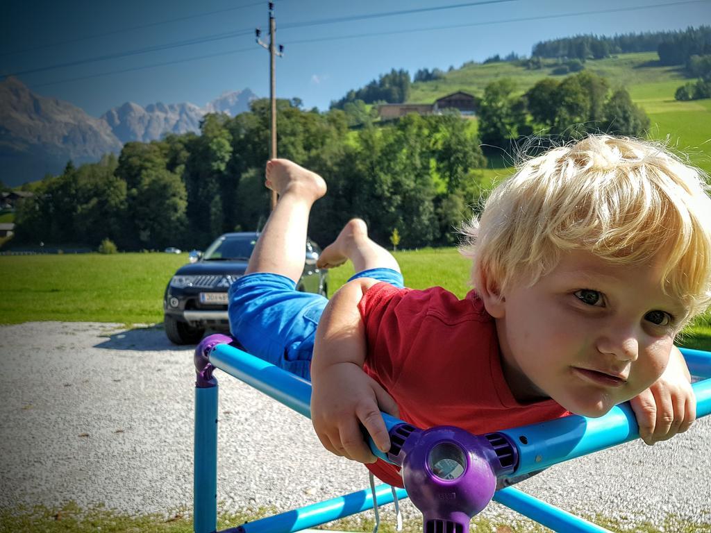 Biobauernhof Stegerbauer Appartement Maria Alm am Steinernen Meer Buitenkant foto