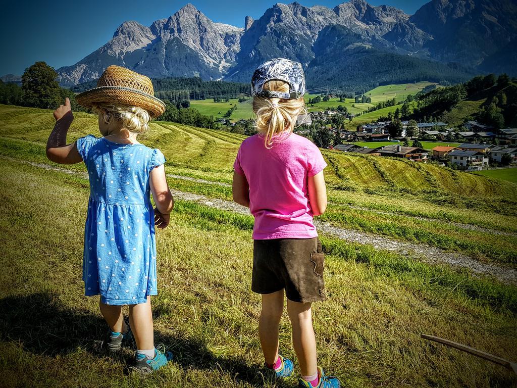 Biobauernhof Stegerbauer Appartement Maria Alm am Steinernen Meer Buitenkant foto