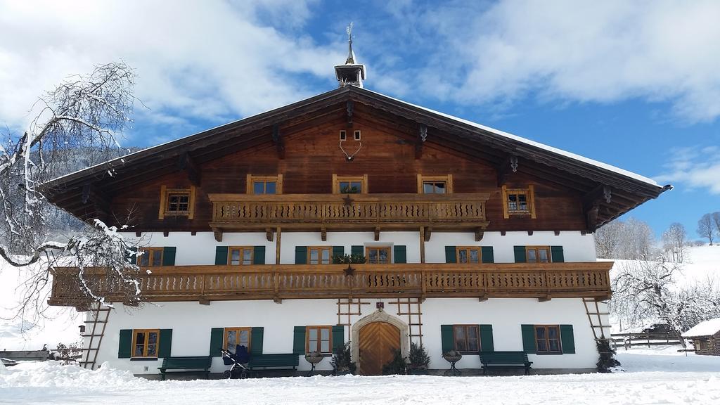 Biobauernhof Stegerbauer Appartement Maria Alm am Steinernen Meer Buitenkant foto