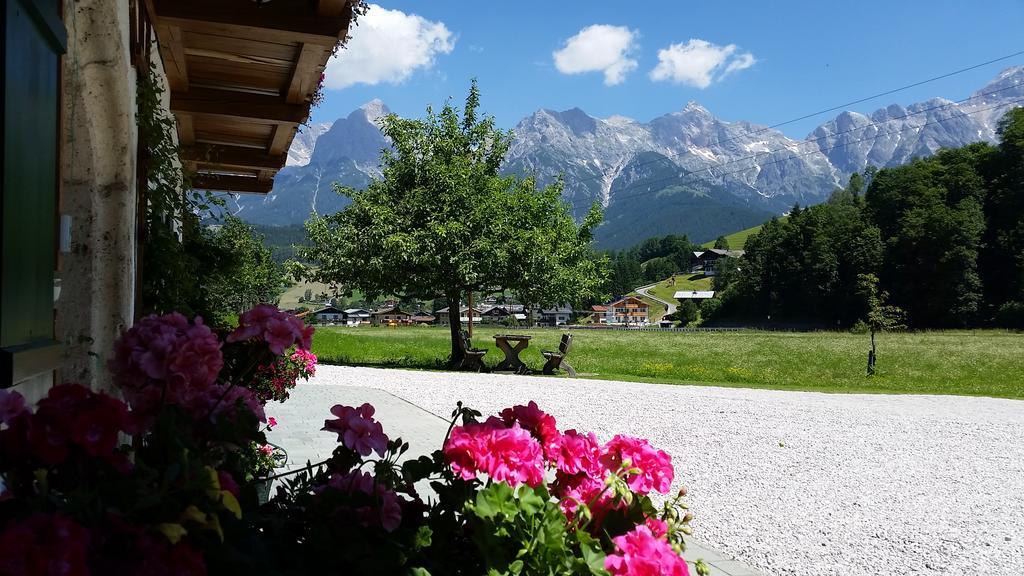 Biobauernhof Stegerbauer Appartement Maria Alm am Steinernen Meer Buitenkant foto