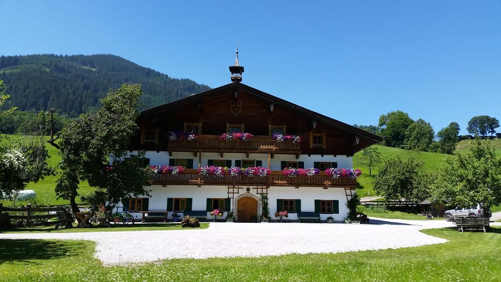 Biobauernhof Stegerbauer Appartement Maria Alm am Steinernen Meer Buitenkant foto